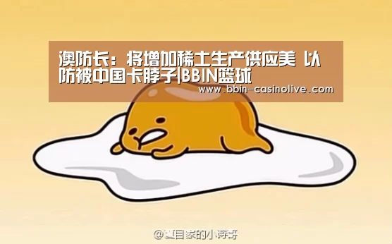 澳防长:将增加稀土生产供应美 以防被中国卡脖子|BBIN篮球(图4) BBIN体育